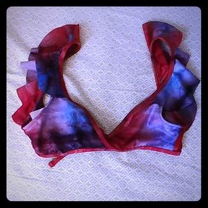 Tie dye bikini top